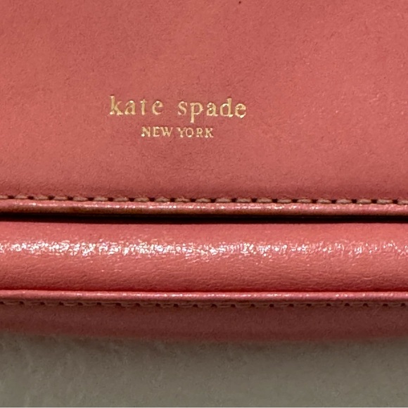 Kate Spade Pink Leather Pochette Wristlet Bag Susanna Spring Easter - Picture 3 of 16